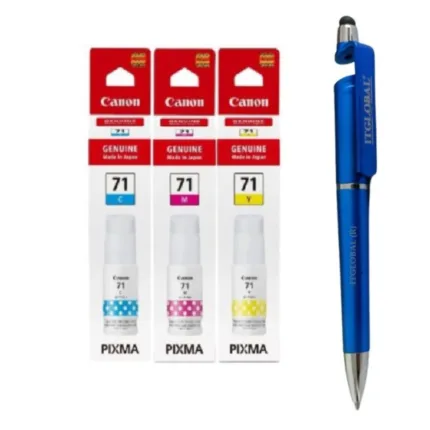 Canon GI-71 Ink Bottle Cyan Magenta Yellow (Set of 3) GI 71 : Genuine