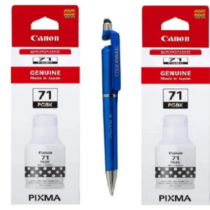 Canon GI-71 Black Ink Bottle GI 71 : Genuine (Set of 2)