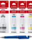Canon GI-71 Ink Bottle Small Black & C/M/Y -Big (Set of 4) GI 71 : Genuine