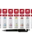 Canon GI-73 Ink Bottle Black Twin & C/M/Y/R/G (Set of 7) GI 73 : Genuine