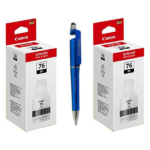 Canon GI-76 Black Ink Bottle (Set of 2) GI 76 : Genuine