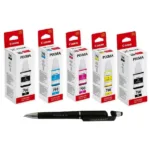 Canon GI-790 Black -2 Cyan Yellow Magenta Ink Bottle GI 790 : Genuine (Set of 5)