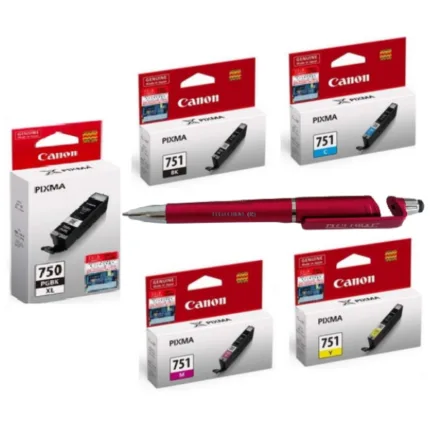 Canon PGI-750XL and CLI-751 B/C/Y/M Ink Cartridge (Set of 5)