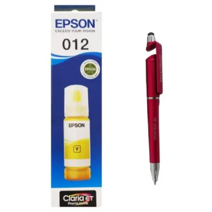 Epson 012 Ecotank Yellow Original Ink Bottle 70ML C13T07K498 Genuine 012 Yellow