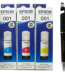 Epson T 001 C/Y/M Original Ink Bottle (Set of 3) C13T03Y200 300 400 Genuine T-001