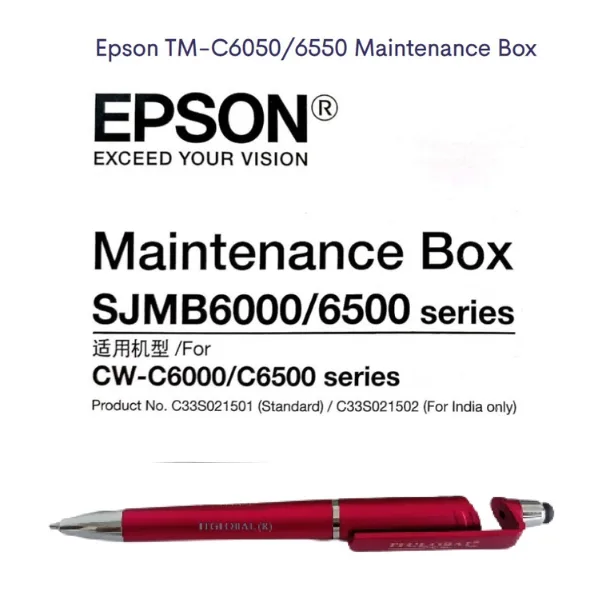Epson Ink Maintenance Box For Epson C6550P C6550A C6050P C6050A Printer C33S021502 MB CW C6000