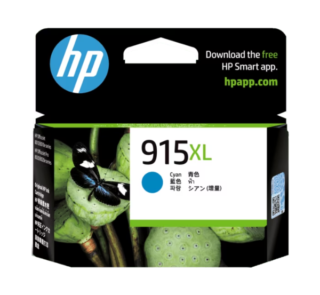 HP 915XL High Yield Cyan Original Ink Cartridge 3YM19AA