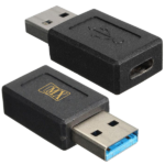 MX USB Type-C Female To USB A 3.0 Male Adapter Connector 10gbps Data Sync & Fast Charging – Compatible With Laptops PC Chargers Power Banks MX-4087