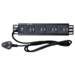 MX 8 Port USB Charger Power Distribution 8.4 Amp With Led Indicator Wall / Rack Mount Cord Length 1.5 Meters MX-4139