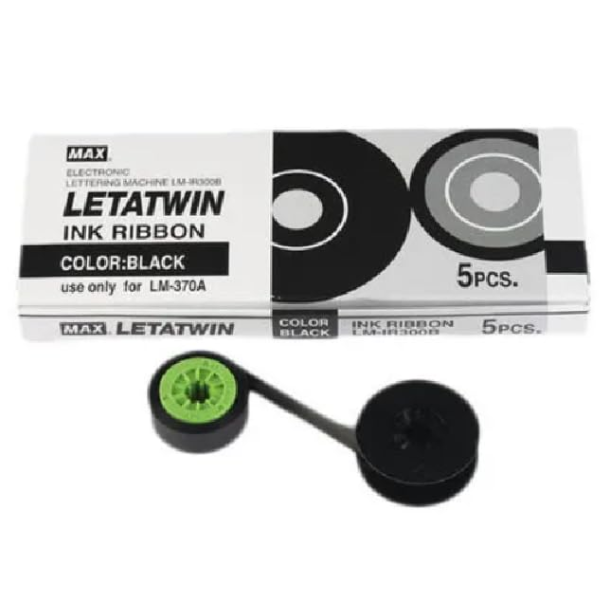 MAX Letawin MAX LM-370A Ink Ribbon -Pack of 5 PCs LM-IR300B