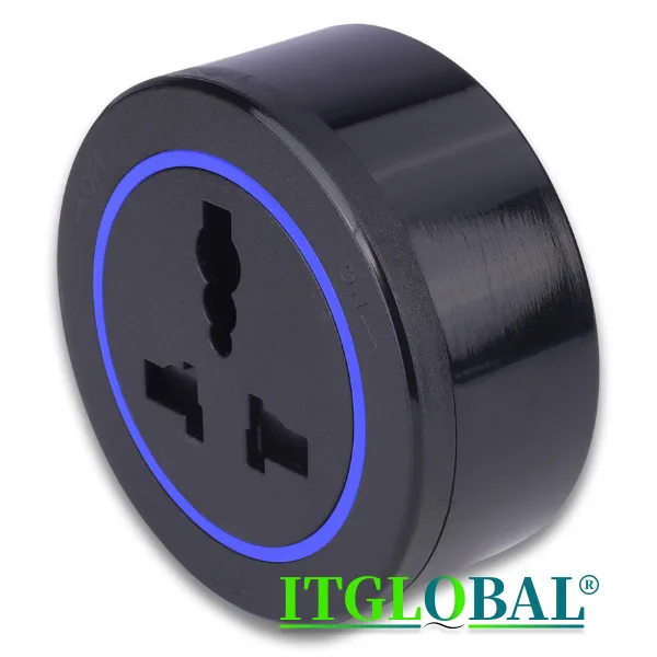 MX Universal 6/13 Amps. Power Track Adaptor With Led Light MX-6015 - Image 2