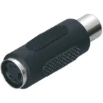 MX RCA Socket To MX 4 Pin Mini Din Socket Connector MX-2505 ITGLOBAL