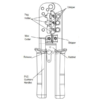 PROFESSIONAL MODULAR CUTS-STRIPS-CRIMPS TOOL HT-568 - Image 2