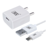 MX USB Wall Charger Single Port 1.0 Amp With USB A 2.0 To Micro USB B Cord MX-3611