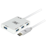 MX USB Type C Male To 4 USB Female Port (3.0V) + Micro USB Female Port – 10 Cm Cable MX-3587