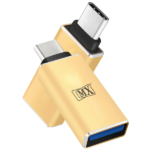 MX USB 3.1 Type C Male To USB 3.0 Female Metal OTG Adapter Converter MX-3663