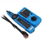 FWT11 RJ11 RJ45 Wire Tracker Lan Tester Network Cable Wire Tester Pen Line Tester (Battery Powered, Blue)