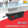 Mx Pdu Under Table 6/16 Amps 2 Universal Socket | 2 Usb (2.4 Amp) With 95w Pd Charger | Dual Pole Led Indicator Switch | 16 Amps Heavy Duty Cord  With Isi Marked, Aluminium Body Material Mx-6427
