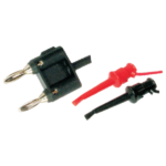 MX Banana Double Plug To MX 2 X IC Test Clip Cord MX-1468
