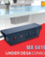 MX PDU Under table 6/13 Amps 2 Universal Socket | 2 USB (2.4 Amp) with 30W PD Charger With Display | Dual Pole LED Indicator Switch | 6 Amps Heavy Duty Cord with ISI Marked Aluminium Body Material MX-6419B ITGLOBAL