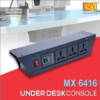 Mx Pdu Under Table 6/13 Amps 3 Universal Socket | 2 Usb (2.4 Amp) With 65w Pd Charger | Dual Pole Led Indicator Switch | 6 Amps Heavy Duty Cord With Isi Marked Aluminium Body Material Mx-6416