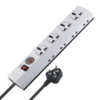 Mx 12 Outlet Universal Surge/spike Protector With Single Master Switch (3 Pin 4 Outlet & 2 Pin 8 Outlets) Mx-3511