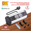 Mx Power Console 6 Amp 2 Universal Rotatable Sockets With 95w Pd Charging Port Extension Board – Desk Clamp Mount – Master Switch For Home Office Exhibition School – 3 Pin Power Cord 1.5mtr Mx-4205 - Image 2