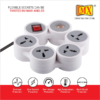 Mx 4 Outlet Universal Sockets Snake Power Strip With 15 Amp Master Switch Mx-3321B - Image 2