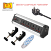 Mx Power Console 6 Amp 4 Universal Sockets With 95w Pd Charging Port Extension Board – Desk Clamp Mount –power Strip–master Switch For Home Office Exhibition School – 3 Pin Power Cord 1.5 Mtr Mx-4187 - Image 3