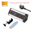 Mx Power Console 6 Amp 2 Universal Sockets With 95w Pd Charging Port Extension Board – Desk Clamp Mount –power Strip–master Switch For Home Office Exhibition School – 3 Pin Power Cord 1.5 Mtr Mx-4185 - Image 3