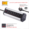 Mx Premium Power Console 6 Amp 4 Universal Sockets With 2 Usb Charging Port Extension Board – With Removable Desk Clamp – Power Strip – Master Switch – 1.5m 3 Pin Plug Extension Cord Mx-4175 - Image 3