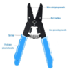 MX Multifunction 7 in 1 Wire Stripper & Wire Cutter with Grip Teeth Wire Cutter TYPE STRIPPING PLIERS MX-4112 - Image 3