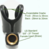 Professional Microphone Holder Mic Clip For Microphones Mic Holder (make In India) Mx-3433j - Image 4