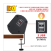 Mx Power Console 6 Amp 2 Universal Rotatable Sockets With 95w Pd Charging Port Extension Board – Desk Clamp Mount – Master Switch For Home Office Exhibition School – 3 Pin Power Cord 1.5mtr Mx-4205 - Image 5