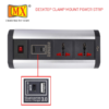 Mx Power Console 6 Amp 2 Universal Sockets With 95w Pd Charging Port Extension Board – Desk Clamp Mount –power Strip–master Switch For Home Office Exhibition School – 3 Pin Power Cord 1.5 Mtr Mx-4185 - Image 5