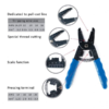MX Multifunction 7 in 1 Wire Stripper & Wire Cutter with Grip Teeth Wire Cutter TYPE STRIPPING PLIERS MX-4112 - Image 5