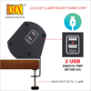 Mx Power Console 6 Amp 2 Universal Sockets With 95w Pd Charging Port Extension Board – Desk Clamp Mount –power Strip–master Switch For Home Office Exhibition School – 3 Pin Power Cord 1.5 Mtr Mx-4185 - Image 6