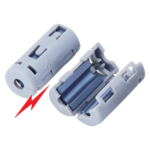 MX EMI Suppression Core With Plastic Case For 4mm Cable (2 Pcs Set) Ferrite Core MX-2612
