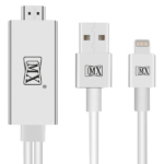 MX Lightning Digital Av To HDMI 1080p Cable For Iphone Ipad W/ USB Plug And Play – 1.8 Mtr MX-3651