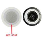 MX Ceiling Speaker with LED Light MX CS 4 L