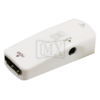 Mx Hdmi Female To Vga + Ep Stereo Female Converter With Audio 3.5mm Cord Mx-3534B