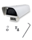 MX Ip66 Side Opening Type 460mm Length + Sunshield + Heater + Blower + External IR Lamp 230v Ac MX HSG-03
