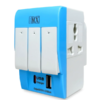 MX 3 Pin Multi Plug Socket -Worldwide Universal Socket Travel Adapter With USB Ports & Type-C PD Individual Switch Safety Shutter Led Indicator -3 Way Plug Socket (5a-250v) Fast Charging-Type D Plug MX-4006A - Image 2