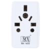 MX 3 Pin Multi-plug Adaptor – 13amp ( UK Hongkong Singapore And Malaysia ) MX-1656