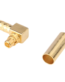 MX MMCX Male Connector RT. Angle Crimp Type (For Rg-174/u) (G.P.) MX-2315
