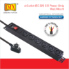 Mx 6 Outlet Power Distribution Unit With Iec 320 C13 Master Switch Industrial-standard Aluminum Body Wall Or Desk Mountable With A 1.5m Heavy-duty Cord Mx-4147B - Image 2