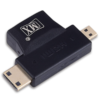 Mx 3 In 1 Micro Hdmi Male + Mini Hdmi Male + Hdmi Female T Type Connector Mx-3664 - Image 2