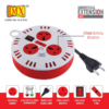 MX 3 Outlet Universal Sockets Spike Guard Extension Box With Master Switch Fuse Protection & Child Safety Shutter -2 Pin Power Cord MX-1148 MX-1156 MX-1164 MX-1172 - Image 3