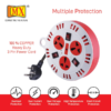 Mx 3 Outlet Universal Sockets Spike Guard Extention Box With Individual Socket Switch Fuse Protection-3 Pin Power Cord Mx-1151 Mx-1159 Mx-1167 - Image 3