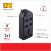 MX 3 Way Universal Adaptor (3-pin) With Indicator MX-2712 - Image 3